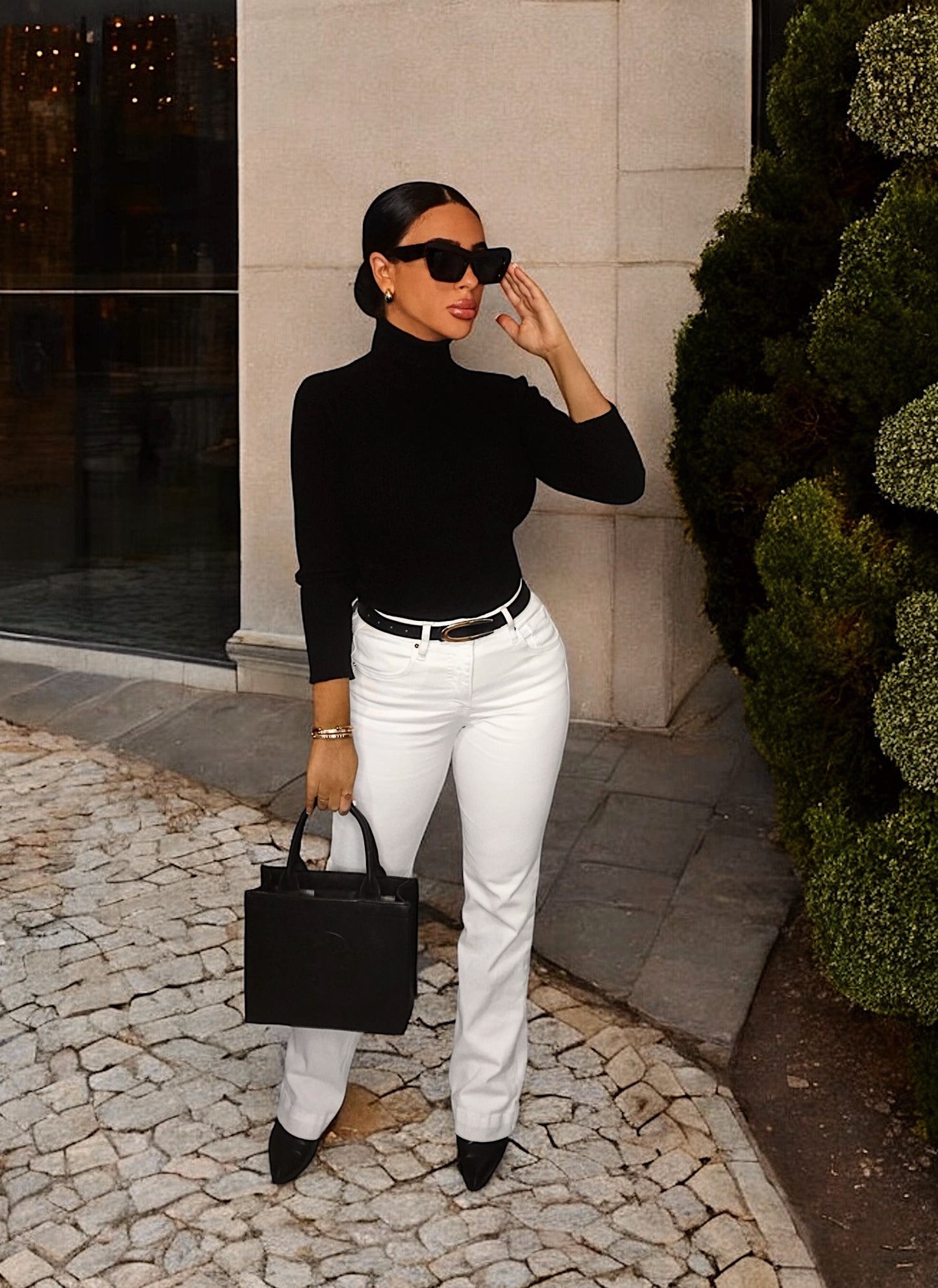 RISEN Full Size High Waist Straight Jeans