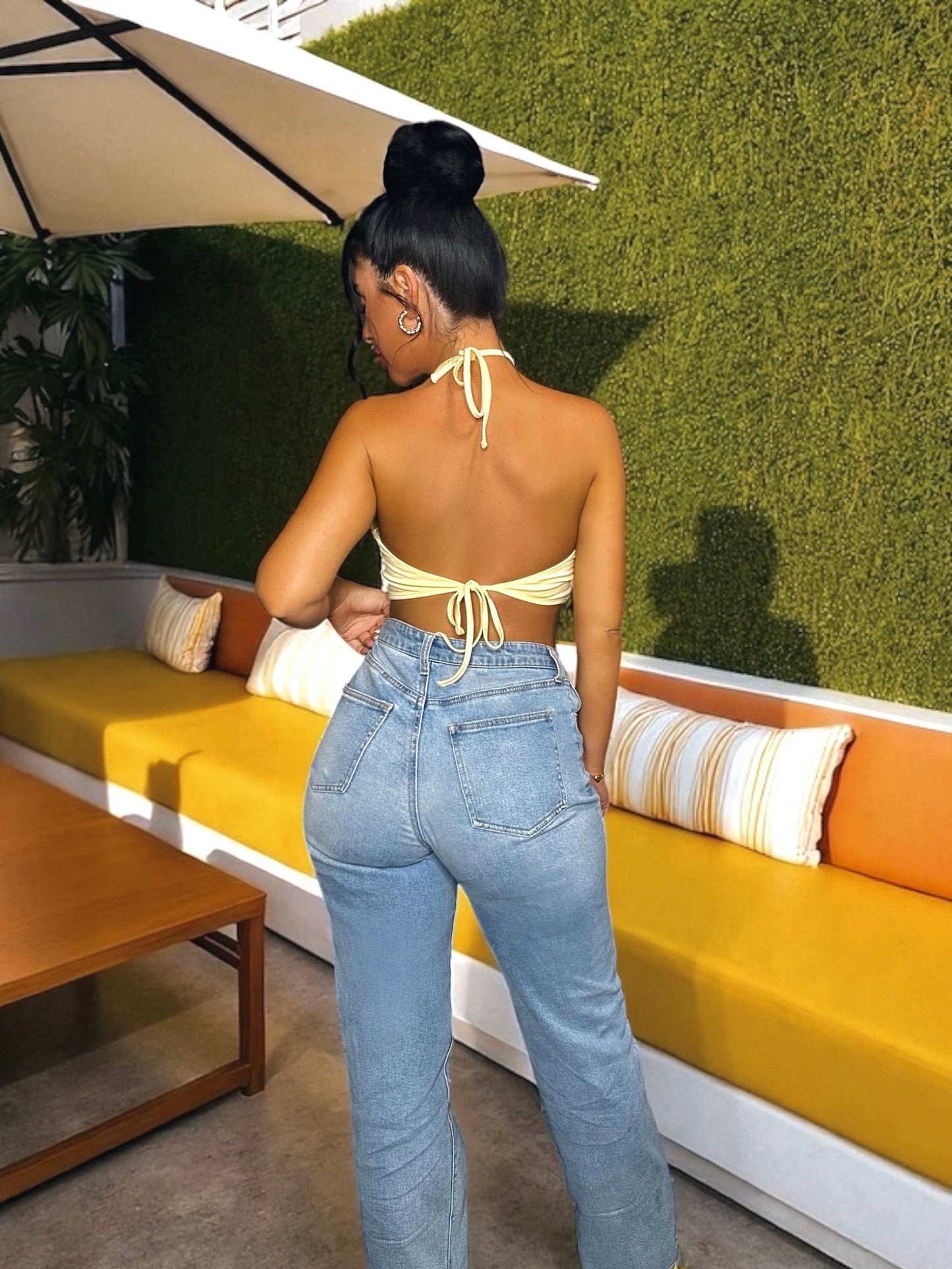 Baby Yellow Halter Top